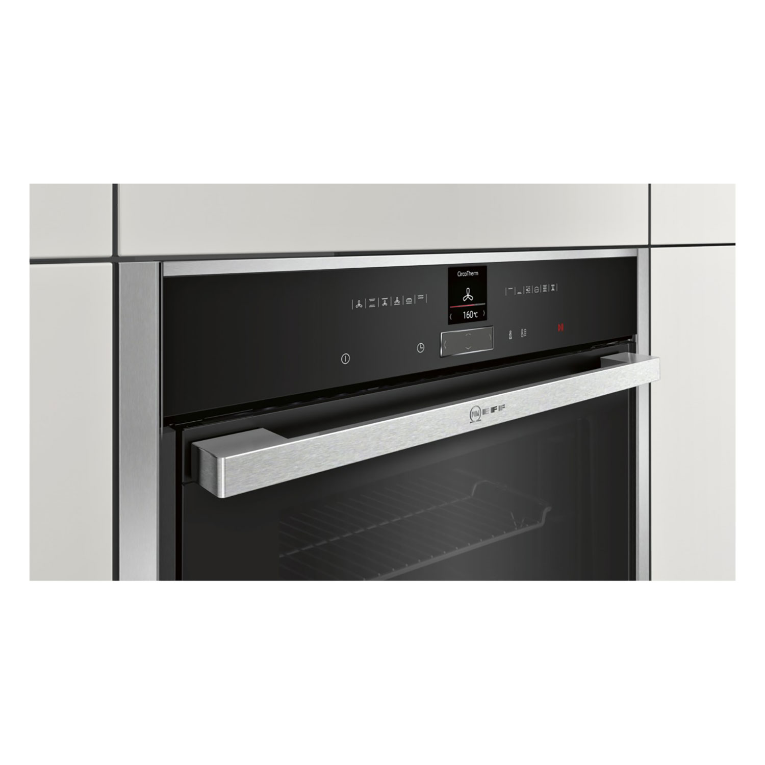Neff B57CR23N0B 59.6cm Built In Electric Single Oven - Stainless Steel thumbnail image